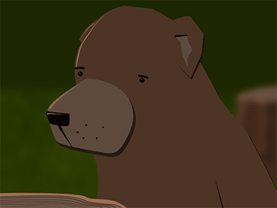 Love Bears All animal animation bear bears forest fuzzy gif head turn