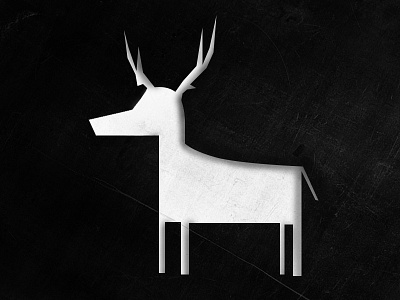 Oh Deer animal cutout deer paper silhouette