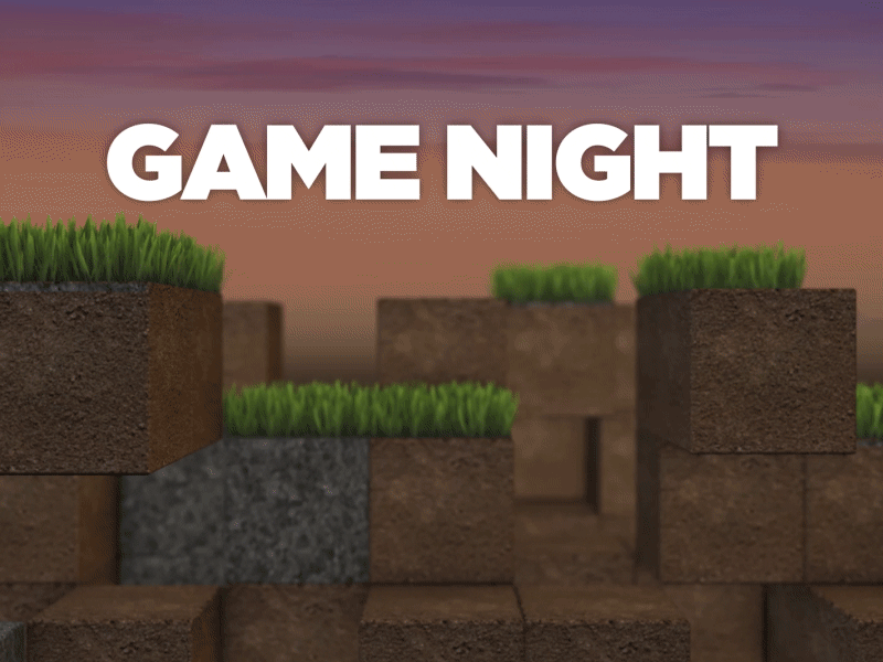 Game Night Loop blocks element3d games low poly minecraft proclaim videogames