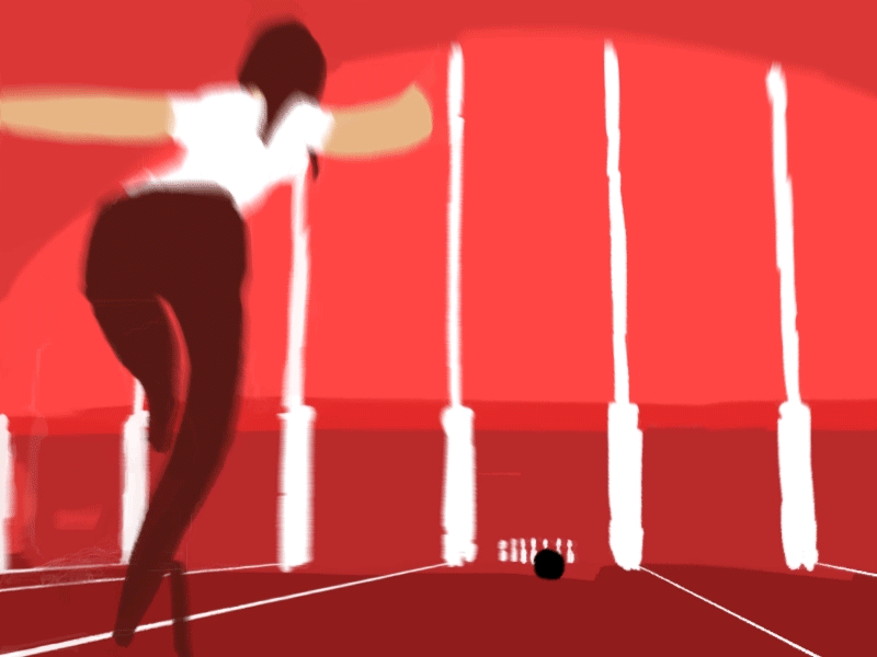 An Empty Bowl // боулинг alley bowl bowling gutter lady lanes pins strike woman