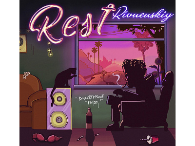 Cover "Rest" cover art cover design design graphicdesign illustration music art