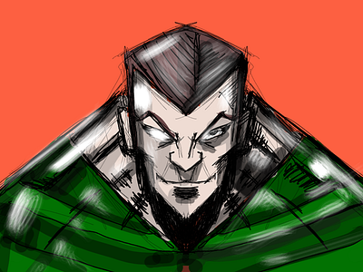 Spidey villain sandman anime style