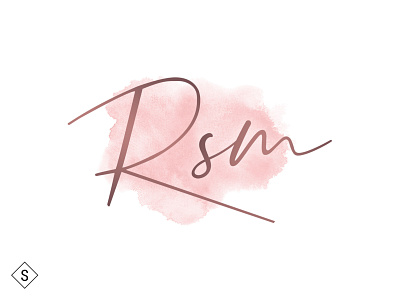 Robyn Stanton Makeup Logo branding color design logo minimal