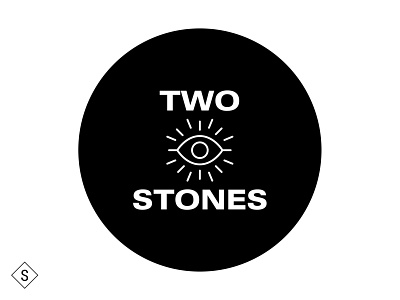 Two Stones Logo branding design logo minimal