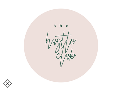 The Hustle Club Logo branding color design logo logo design logos minimal