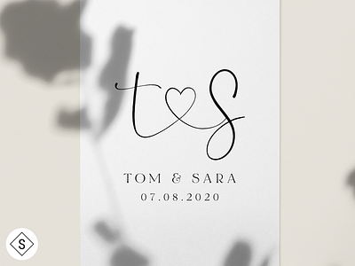 Tom & Sara Wedding Logo