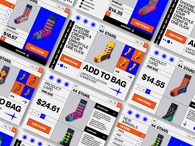 Crazy store branding brutalism brutalism style design gotoinc online store sock socks socks online store socks store store ui uiux ux