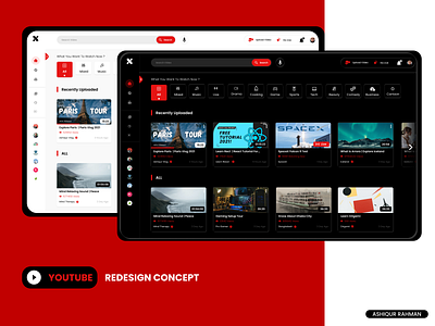 YouTube Redesign Concept || Redesign