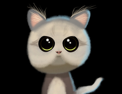 Kitty. cat digitalpainting procreate