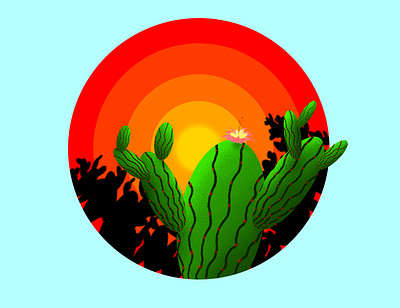 Cacti. cactus digitalpainting procreate