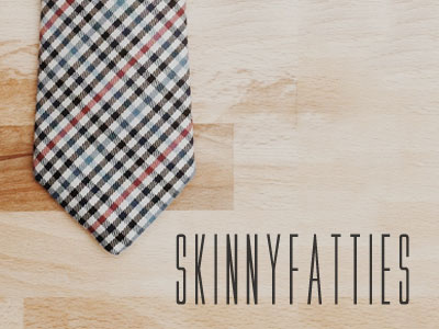 Skinnyfatties design illustration mike l perry mike perry neck tie skinnyfatties texture tie