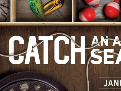 "catch an all new season" ad advertising catch corporate design illustration mike l perry mike perry texture work