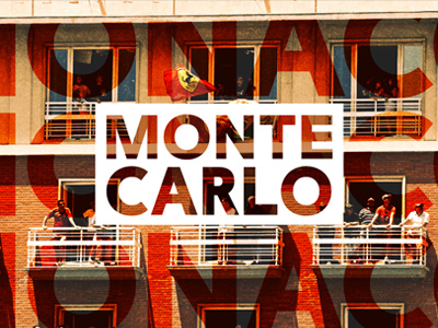Monaco F1 Dribbble design f1 formula 1 monaco monte carlo overlay photography type