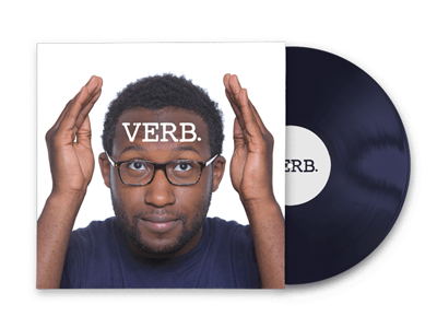 VERB. LP ad advertising album catch corporate design illustration lp mike l perry mike perry music rap texture vinyl work