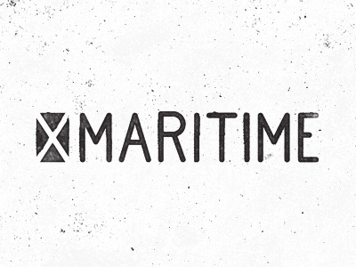 Maritime Logo design distressed flags handlettered handlettering illustration lettering logo logos nautical type typeface