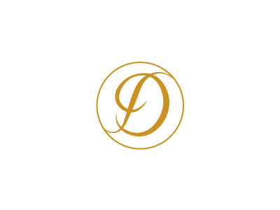 Doyenne Fine Jewelry Logomark circle elegant feminine letter d script