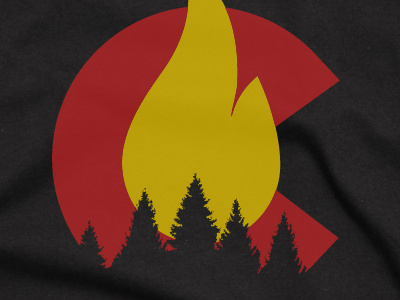 Wild Fire Tees black forest c colorado fire tshirt