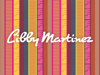 Libby Martinez childrens author latino pattern script textile