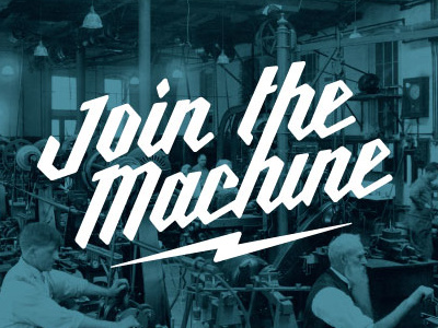 Join the Machine lightning bolts script shop workers