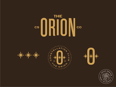 Dead Design - The Orion branding logo