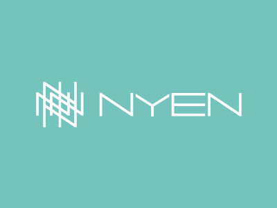 Nyen Logo monogram single line