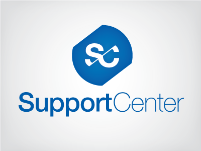 Support Center logo it logo tech support type