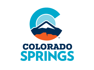 Colorado Springs logo city colorado logo mountain pikes peak