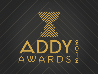 2012 COS ADDY Awards award cup gold stripes trophy