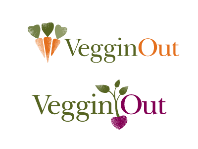 Veggin Out Logo Concepts