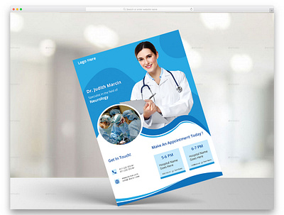 Doctor flyer banner banner ad branding branding design design flyer design illustration poster design print ad web