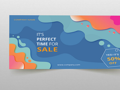 Corporate facebook cover Sale Banner