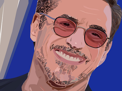 ROBERT DOWNY JR. vector illustration design illustration vector