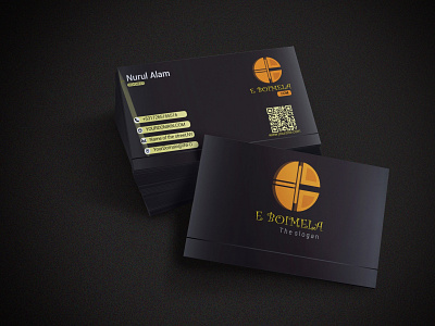 Business card 2 branding business card design elegant logo vector
