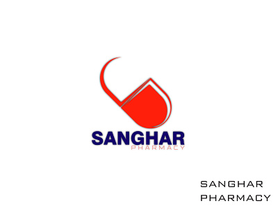 Sanghar Pharmacy. pharmacy tablet logo