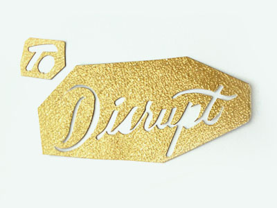 To Disrupt eoin oleary gold good things jillian adel lettering metallics paper paper cut the sketchbook project type typography