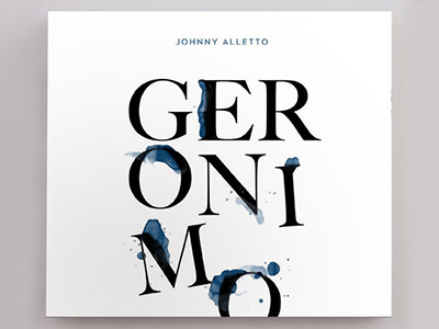 Geronimo album art cd concept art drip lettering music typography watercolor