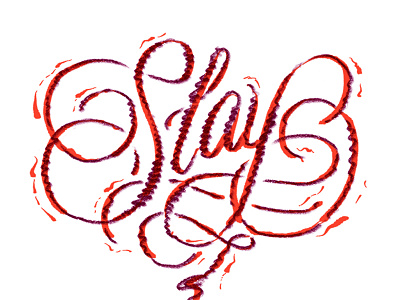 Slay hand lettering hand type hand typography ipad lettering los angeles procreate script sketch slay typography