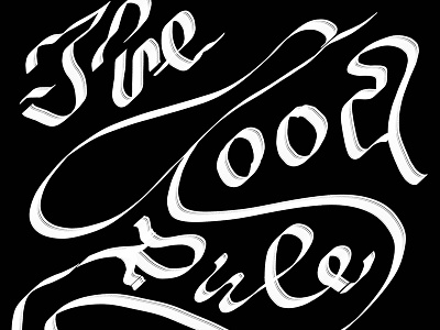 TGR illustration la lettering los angeles story the good rule type typography writing