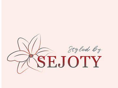 Sejoty branding design feminine flat icon identity illustration ladies logo type typeface typography vector