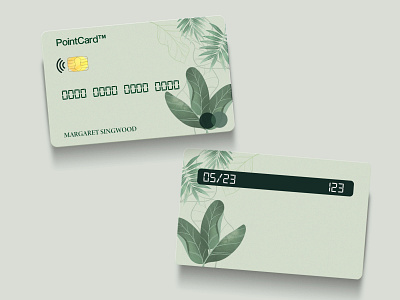 PointCard™ Card Design branding design graphic design icon illustration logo typography ui ux vector