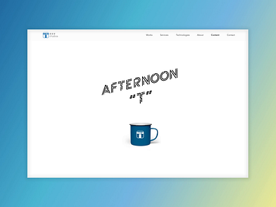 Afternoon “T” Podcast animation clean color interaction interface podcast ui ux video web website