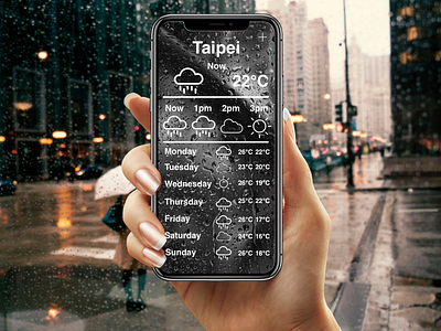 weather(iphone) dailyui37