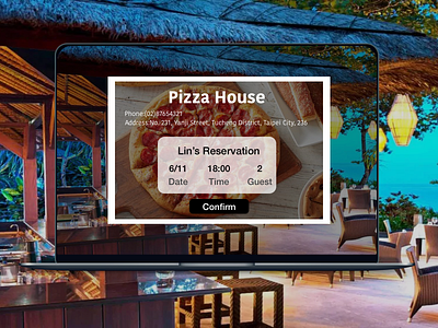 confirm reservation dailyui54