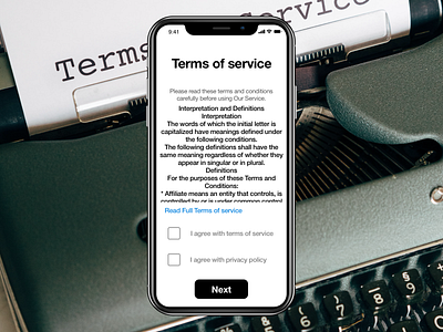 terms of service