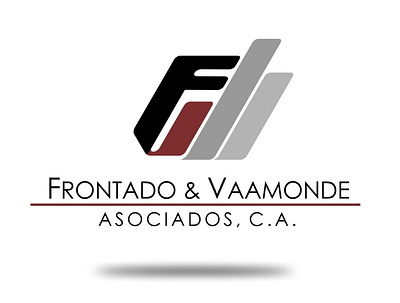 Imagotipo Frontado & Vaamonde Asociados, C.A. branding design icon illustration imagen corporativa imagotype logo ui ux vector vector illustration