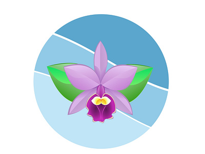 Orquídeas branding design diseño illustration logo typography ui ux vector vector illustration