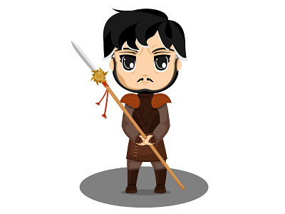 Oberyn Martell “La Vibora Roja” branding casamartell chibi design diseño gameofthrones illustration laviboraroja logo oberyn typography ui ux vector vector illustration