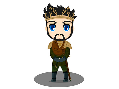 Renly Baratheon baratheon bastiondetormenta casabaratheon chibis design diseño gameofthrones illustration renly ui ux vector vector illustration