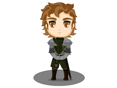 Loras Tyrell caballerodelasflores casatyrell chibis design diseño gameofthrones illustration lorastyrell ui ux vector vector illustration