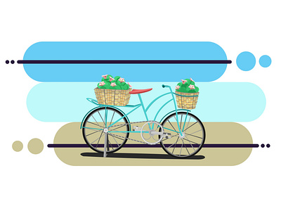 Transporte - Bicicleta bicicleta byker design diseño doodle illustration sketch transporting ui ux vector vector illustration